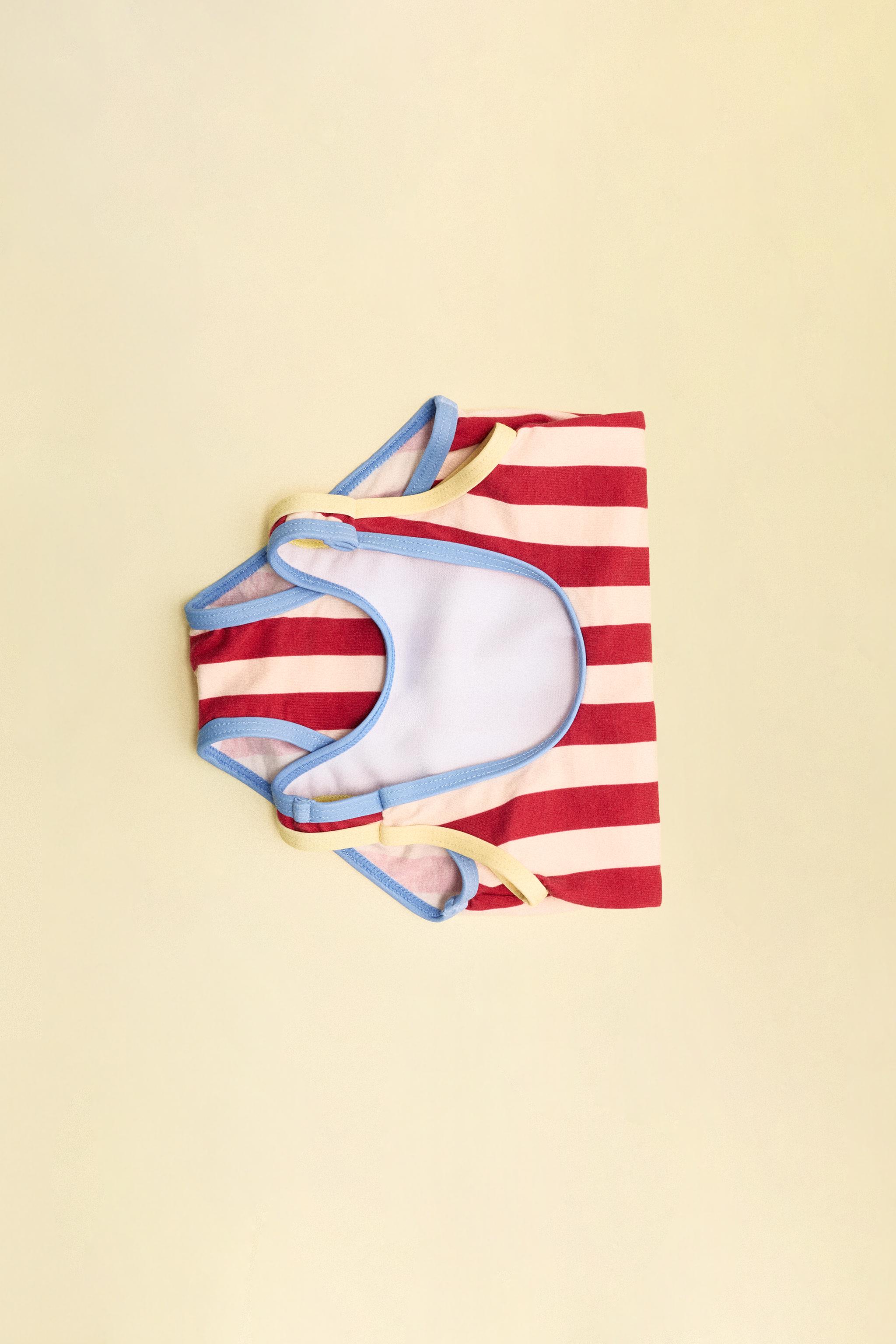 ZARA TIMELESS - STRIPED SWIMSUIT
